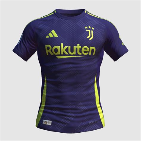 Juventus FC X Adidas X Rakuten 4th Concept 24 25 FIFA Kit Creator