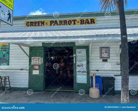 The Green Parrot Bar In The Small Florida Town Of Key West In The