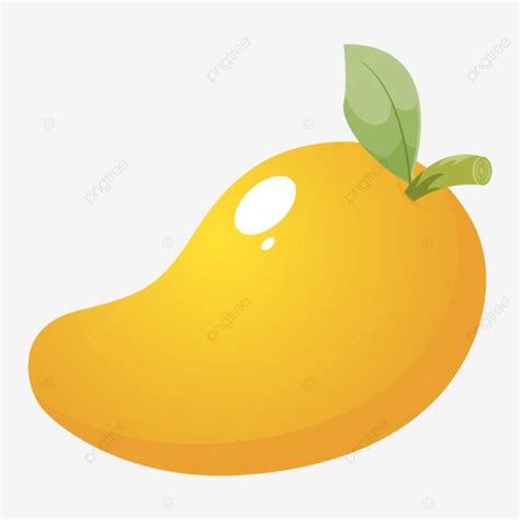 Ripe Mango Vector As Tropical Fruit Mango Mango Fruit Ripe Mango Png