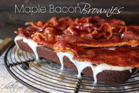 Maple Bacon Brownies Oh Bite It