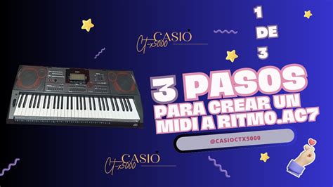 C Mo Hacer Ritmo Ac De Cualquier Secuencia Midi Para Teclados Casio