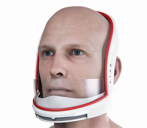 Futuristic Elon Face Mask With Hepa Filter And Aluminum Oxynitride