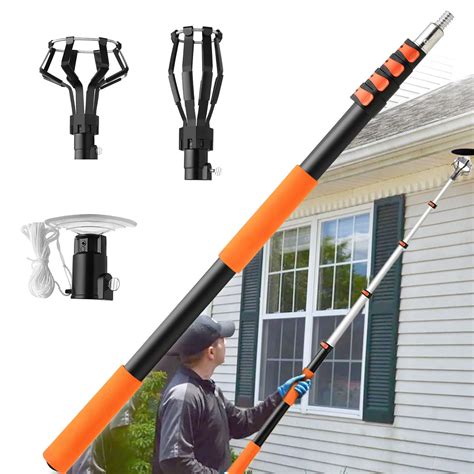 26ft Reach Light Bulb Changer for High Ceilings Telescopic Light Bulb