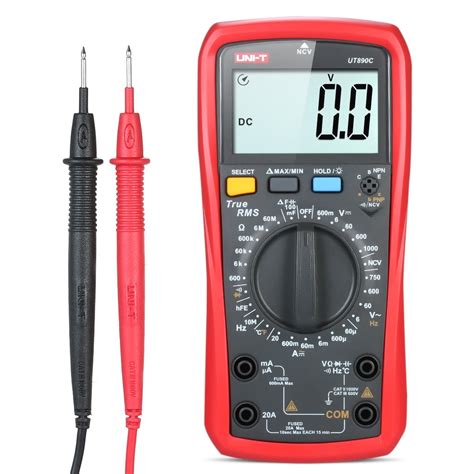 UNI T UT890C Digital Multimeter True RMS Handheld Mini Universal Meter