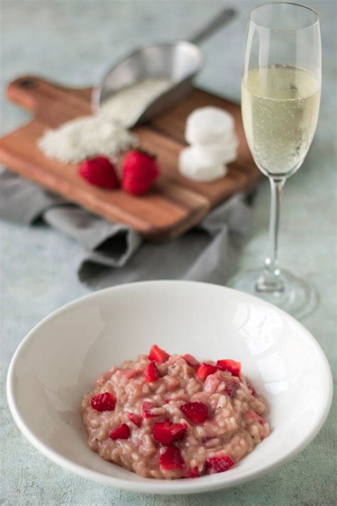 Erdbeerrisotto Risotto Alle Fragole