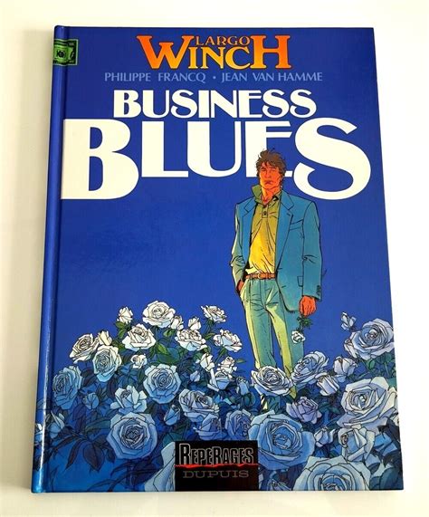 Francq Van Hamme Largo Winch T 4 E O 1993 ex libris sérigraphié signé