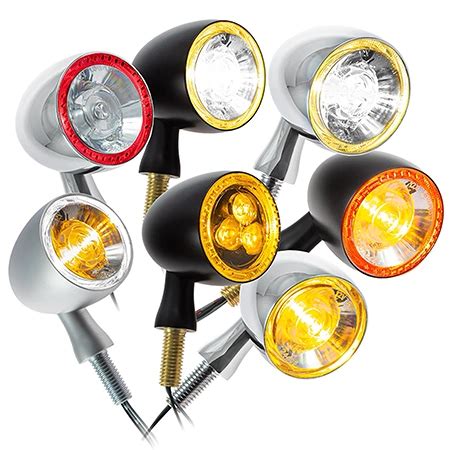 Kellermann Bullet Pl White Led Blinker Mit Positionslicht Schwarz