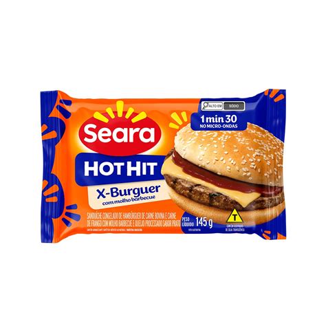 Hamb Rguer Hot Hit Seara Barbecue G Big Box Sul