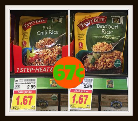 Tasty Bite Rice ONLY 67¢ at Kroger Right NOW! - Kroger Krazy