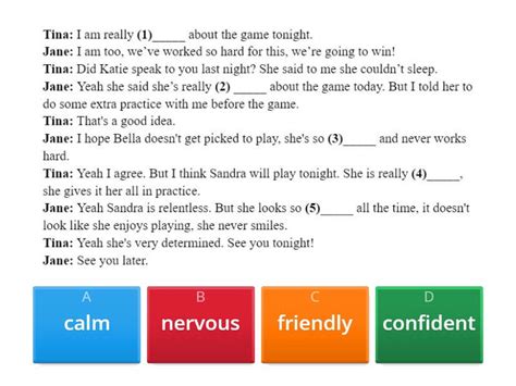 Vocabulary The Game - Quiz