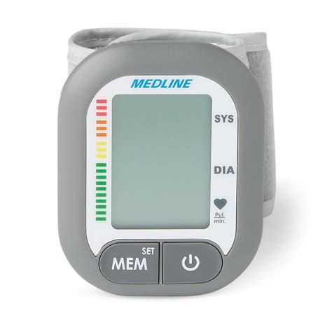 Medline Deluxe Digital Wrist Blood Pressure Monitor Ct