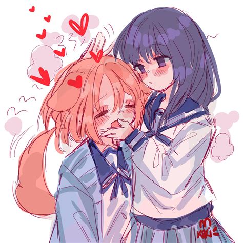 Sketch I Did Of My Precious Lesbian Ocs R Actuallesbians