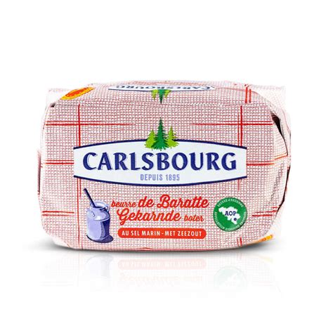 Carlsbourg Beurre De Baratte Aop Sel Marin 250 Gr Delhaize