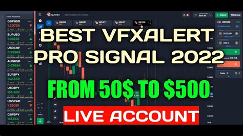 Best VfxAlert Pro Signal 2023 From 50 To 500 In Quotex Quotex