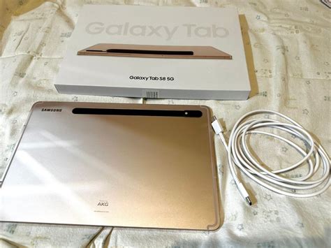 Samsung Galaxy Tab S8 5g 8128gb Pink Gold Telepon Seluler And Tablet