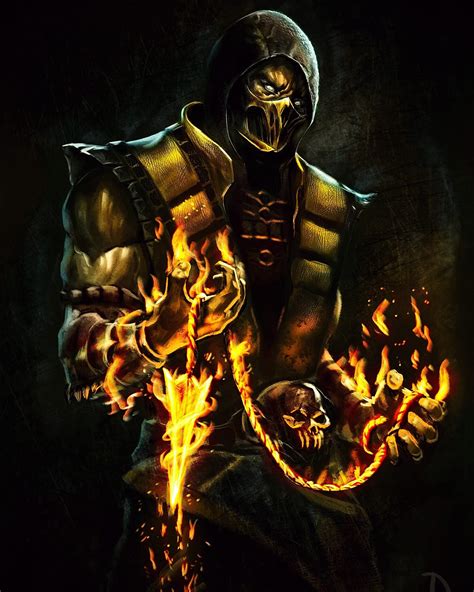 Artstation Scorpion From Mortal Kombat