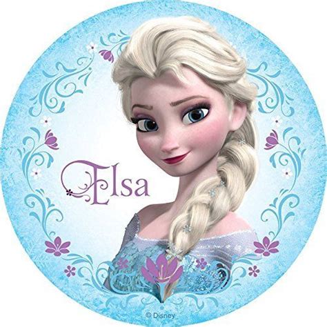 Frozen Elsa Anna Edible Image Photo Cake Topper Sheet Birthday Party