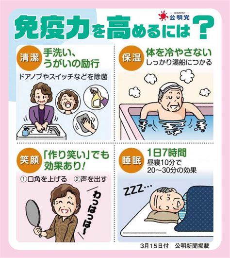 免疫力を高めるには？