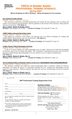 Fillable Online Ncdsv 2007 Prof Training Ncdsv Fax Email Print