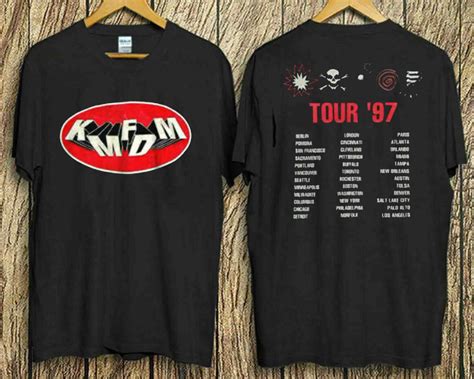 Kmfdm 1997 Symbols Tour Concert T Shirt Hot Music Band T Etsy