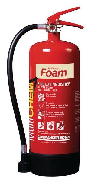 Commander Edge 6L MultiCHEM Foam Fire Extinguisher Seton