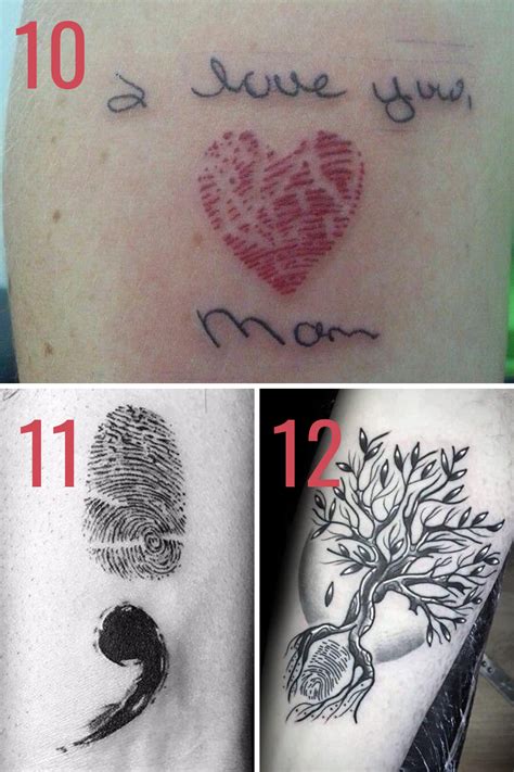 Thumbprint Tattoos