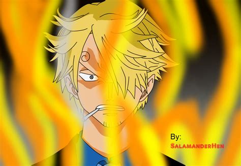 Sanji Devil Power By Salamanderhen On Deviantart