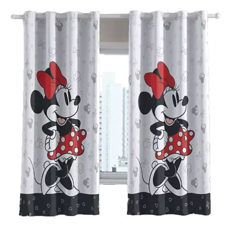 Cortina Infantil Menino E Menina Disney Blackout Blecaute Cor Minnie