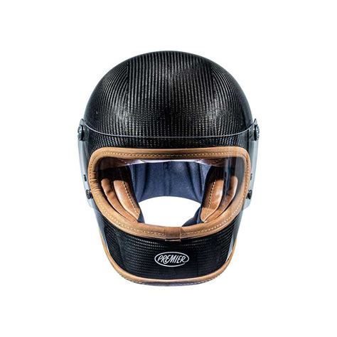 Premier Trophy Platinum Ed Carbon Integralhelm