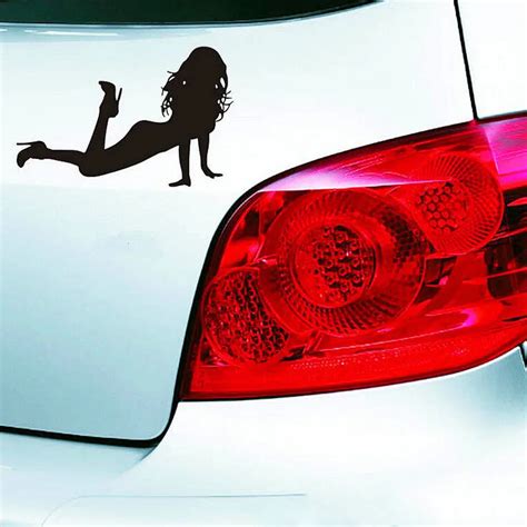 Sexy Girls Sexy Women Sexy Lady Car Sticker Feet Beauty Car Decor Reflective Warning Decals Car