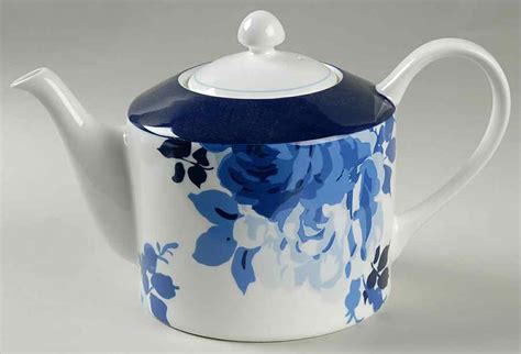 Indigo Rose Teapot Lid By 222 Fifth PTS Replacements Ltd