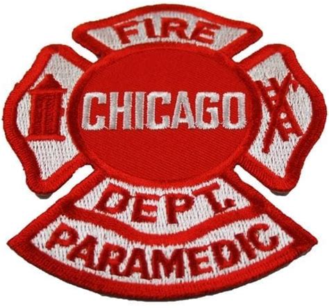 Chicago Fire Department Paramedic Patch - Chicago Fire and Cop Shop