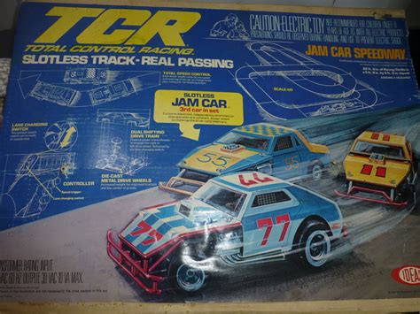 Ideal Tcr Total Control Racing Slotless Track Jam Car Race Set Ebay