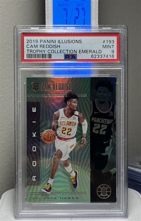 2019 Panini Illusions Cam Reddish Trophy Collection Emerald Rookie RC