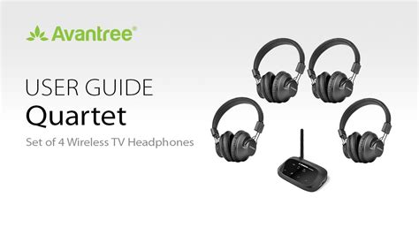 Multiple Wireless Headphone Pack Up To For Tv Parties