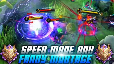 Speed Mode On Aggressive Fanny Montage Mlbb Youtube