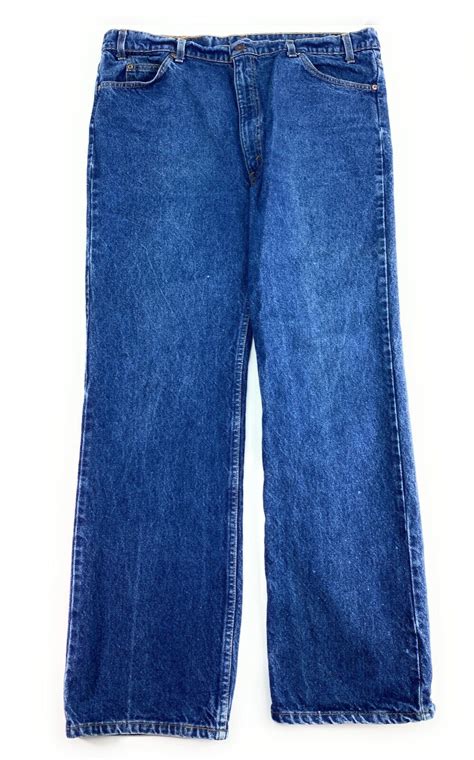 Levi S Men S Vintage 317 Bootcut Orange Tab Blue Jean Gem