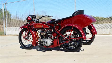 1923 Indian Chief With Princess Sidecar S58 Monterey 2017