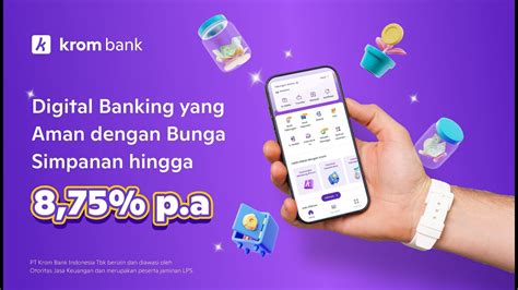 Krom Bank Digital Banking Aman Dan Fleksibel YouTube