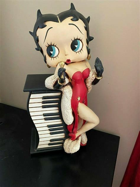 Betty Boop Piano Standee Cd Rack 24 Tall Collectors Item Rare Good