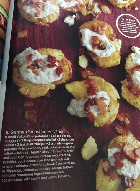 German Smashed Potatoes {rachael Ray} Food Recipes German Food