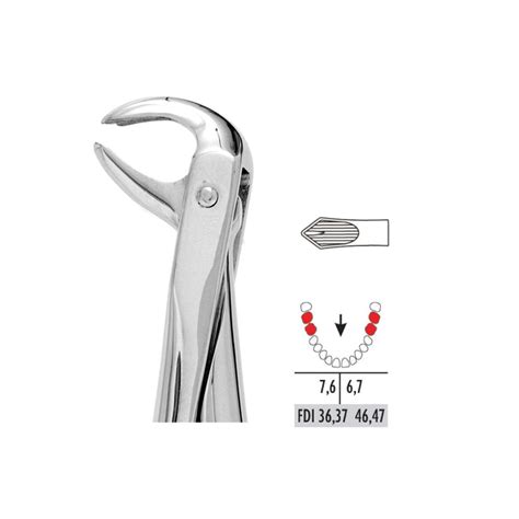 Unodent Forceps Autoclavable Lower Molars Hawk Hand Instruments