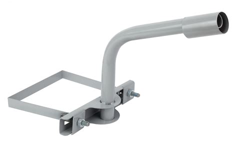 Кронштейн на опору для уличного светильника с 1 хомутом 350mm d48mm SPP ...