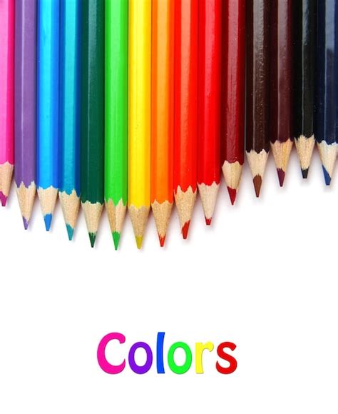 Premium Photo Colour Pencils Isolated On White