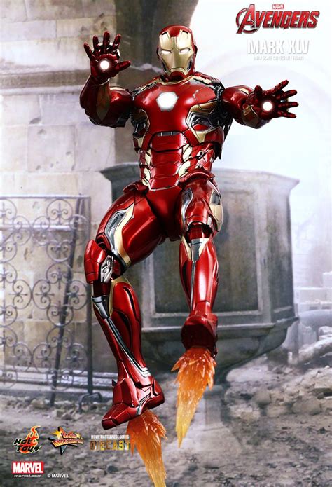 US HOT TOYS MMS D MARVEL AVENGERS IRON MAN MK MARK XLV ACTION FIGURE EBay
