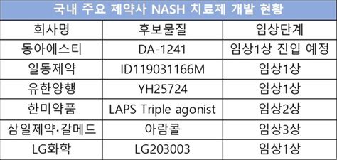 Nash 신약 상용화 성큼국내서도 개발 성공할까