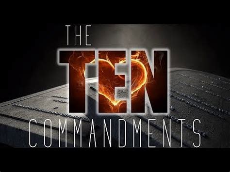 The Ten Commandments Part 2 Voice Of The Lord Intro To The First