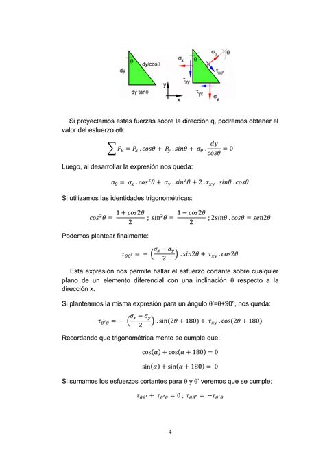 Estudio De Esfuerzos Y Deformaciones Mediante El Circulo De Mohr Pdf