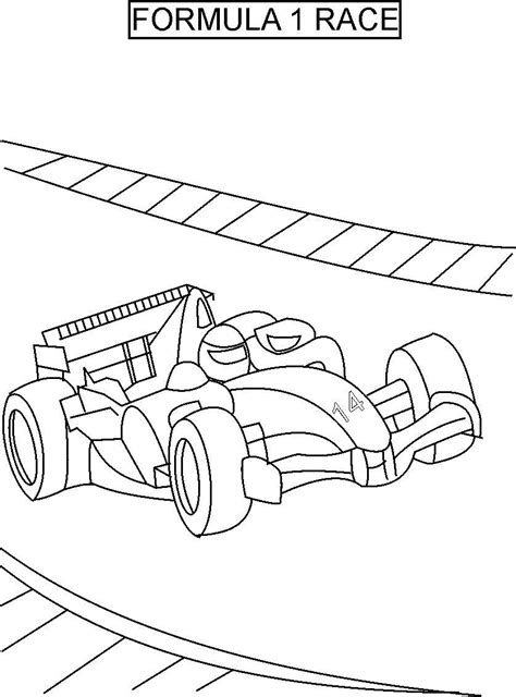 Free Printable Race Car Coloring Pages For Kids