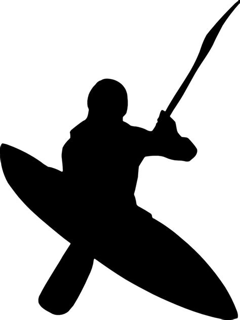 Kayak Silhouette Vector At Getdrawings Free Download